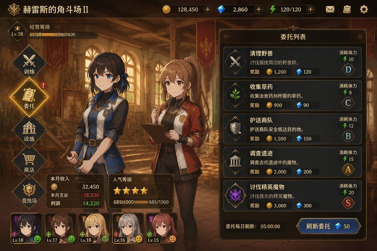 赫雷斯的角斗场Ⅱ 主线事件 实机截图 5